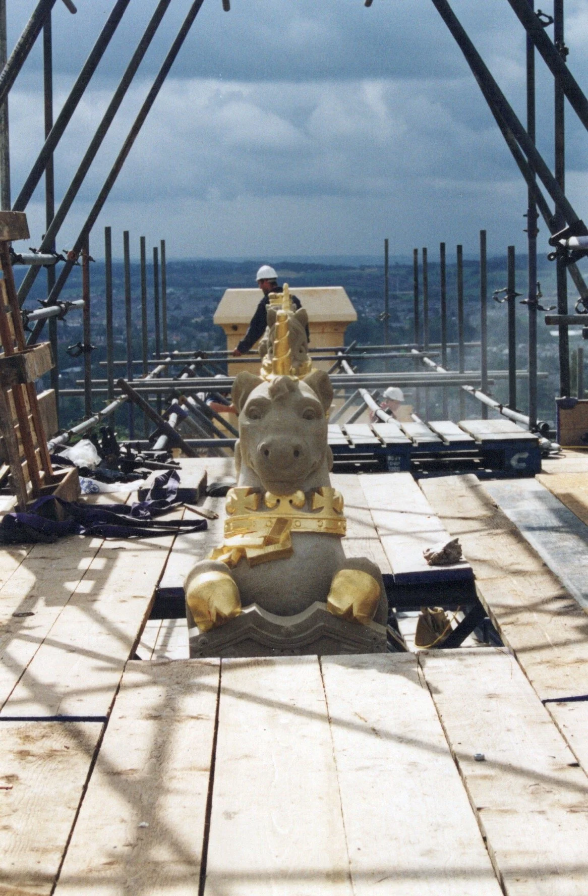 Stirling Castle - Heraldic Roof Beast - Unicorn 2.jpeg.jpeg
