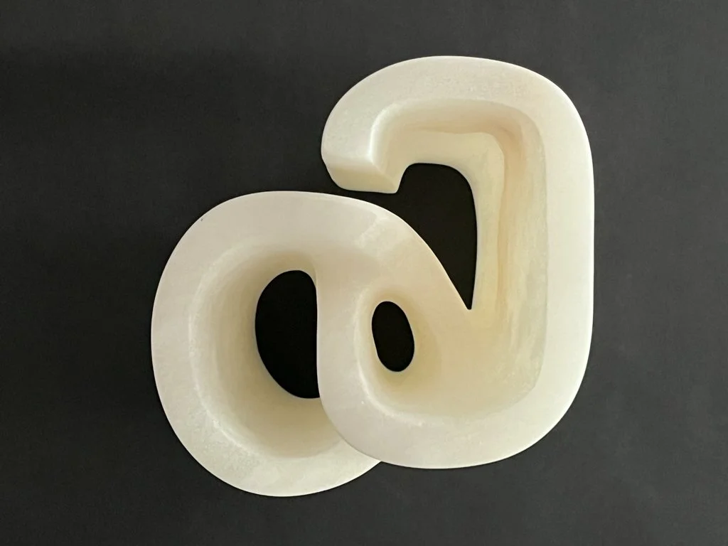 Cylinder Circle, 2022-25, Alabaster