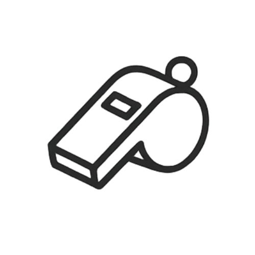 Dog practising recall training with professional guidance - Icon