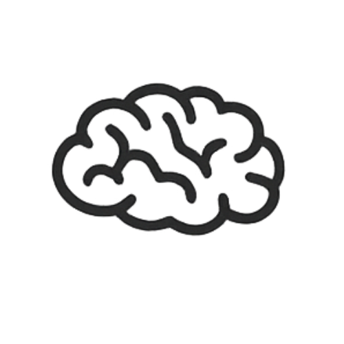 Dog using enrichment activities to improve focus and calm behaviour - Icon