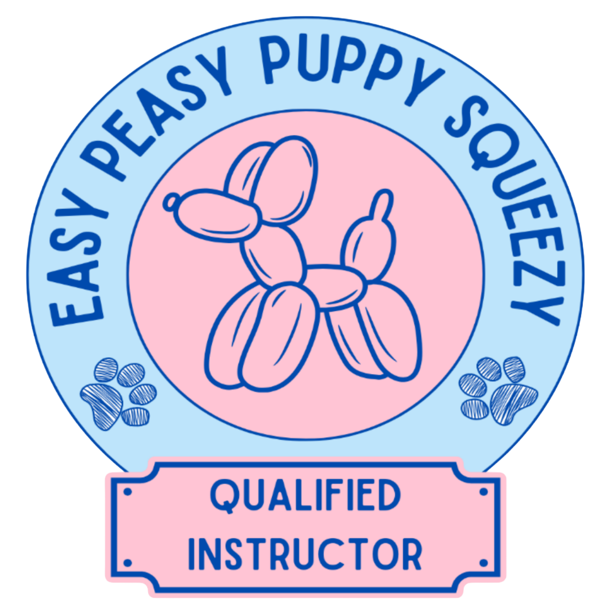 mannering barton dog training Easy Peasy Puppy Squeezy qualified logo