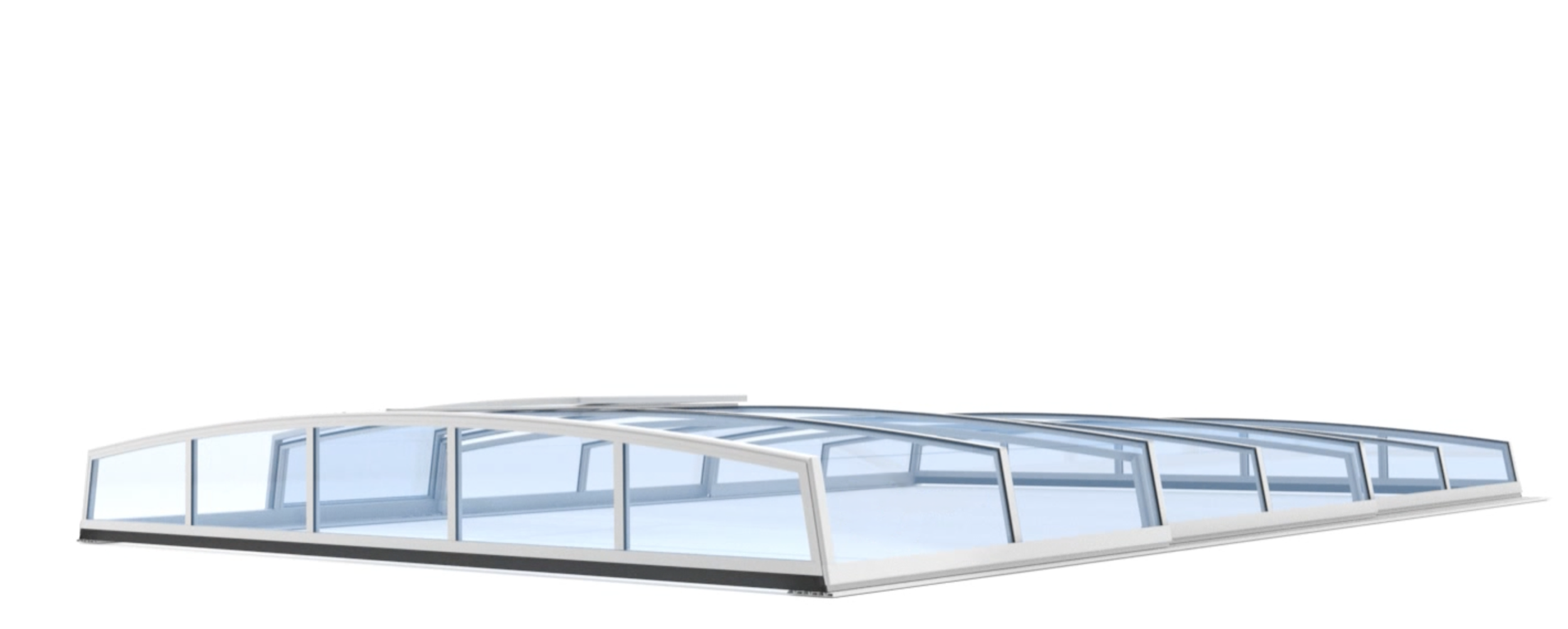 SKY Aszimmetrikus Medencefedés | Helytakarékos Design | Plasztik Medence