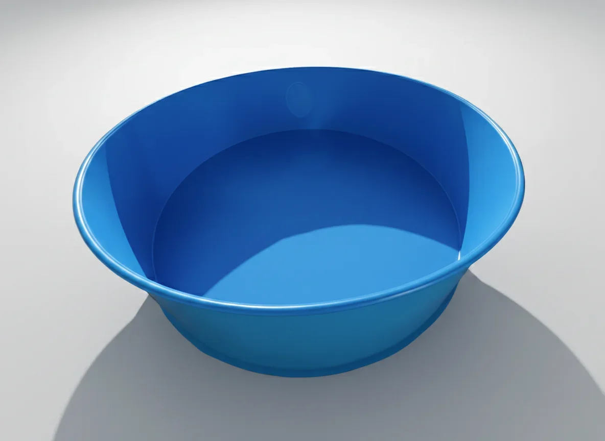 Csőperemes műanyag kör medence