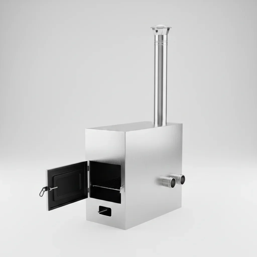 Ha fontos Önnek, hogy a dézsa belső tere 100%-ban a fürdőzőké legyen, a külső kályha a megoldás. Esztétikus, biztonságos és rendkívül nagy teljesítményű.