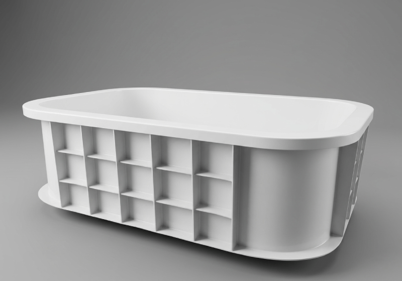 Prémium föld feletti műanyag medence telepítése kertbe vagy teraszra, bontás és földmunka nélkül.