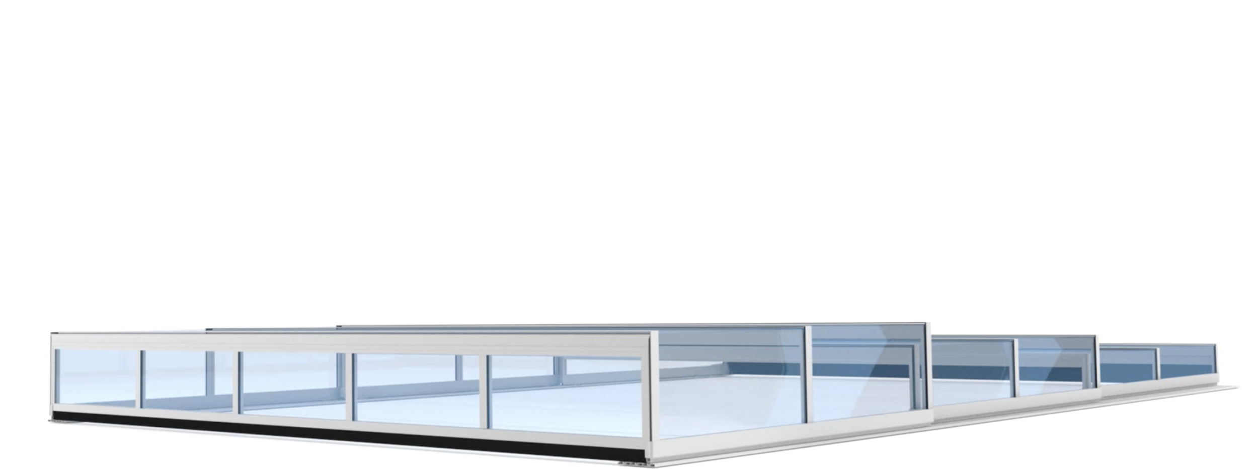 HEXA Szögletes Medencefedés | Modern Minimál Design | Plasztik Medence