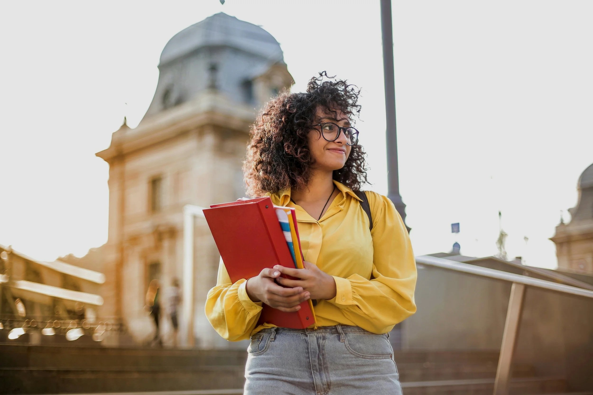 Young female student