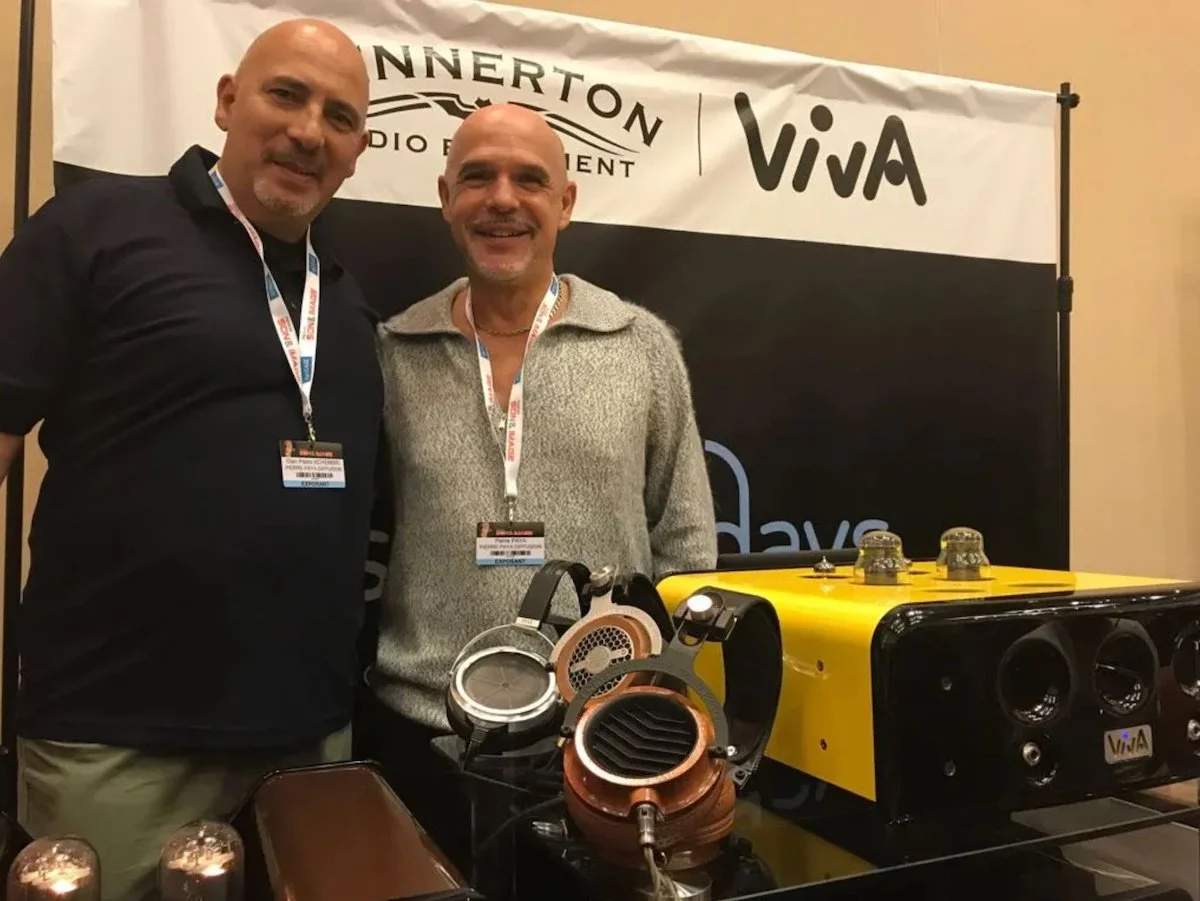 Paris show with Giampietro froma Viva Audio.JPG