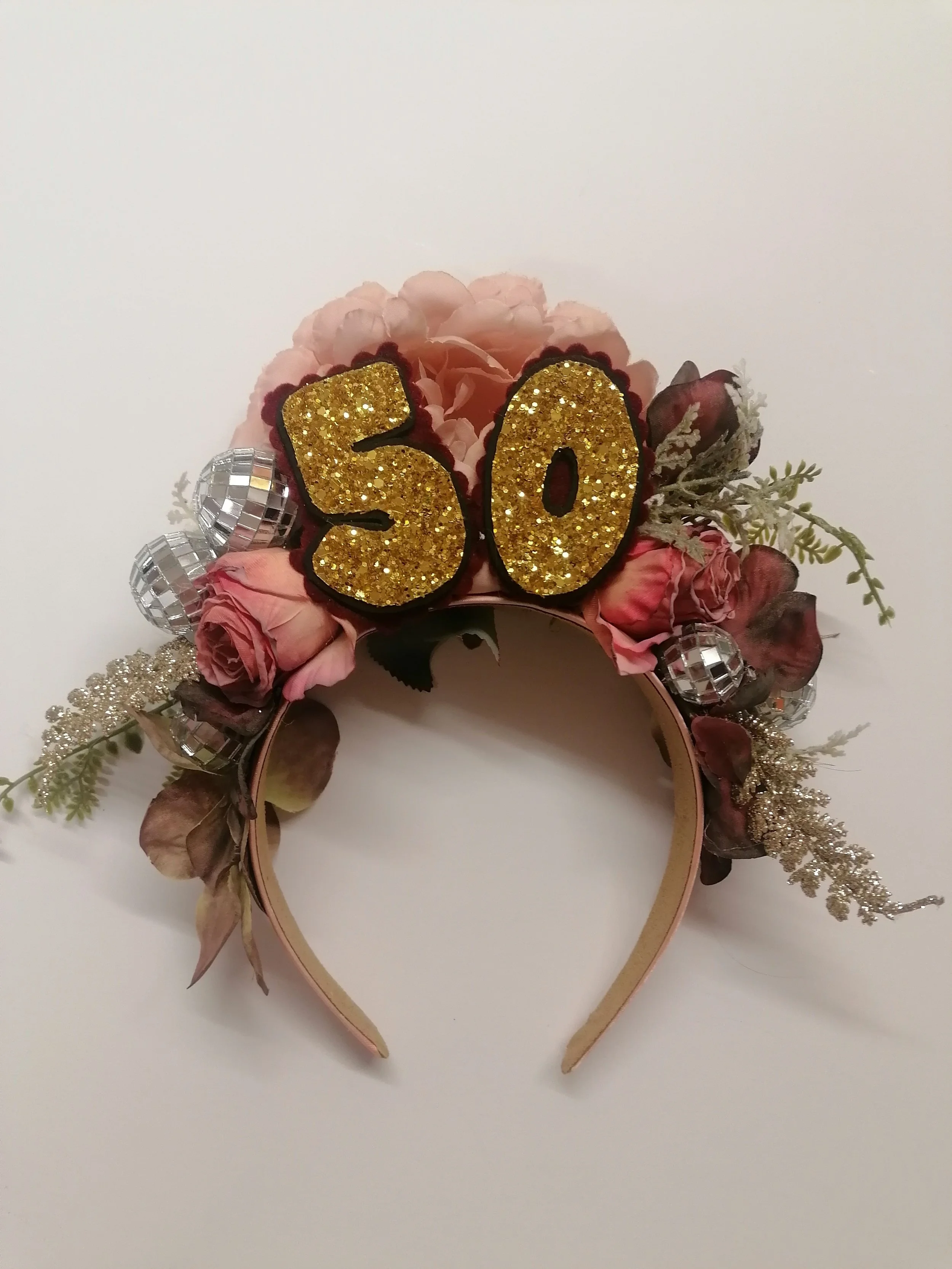 Birthday crown / headband 50