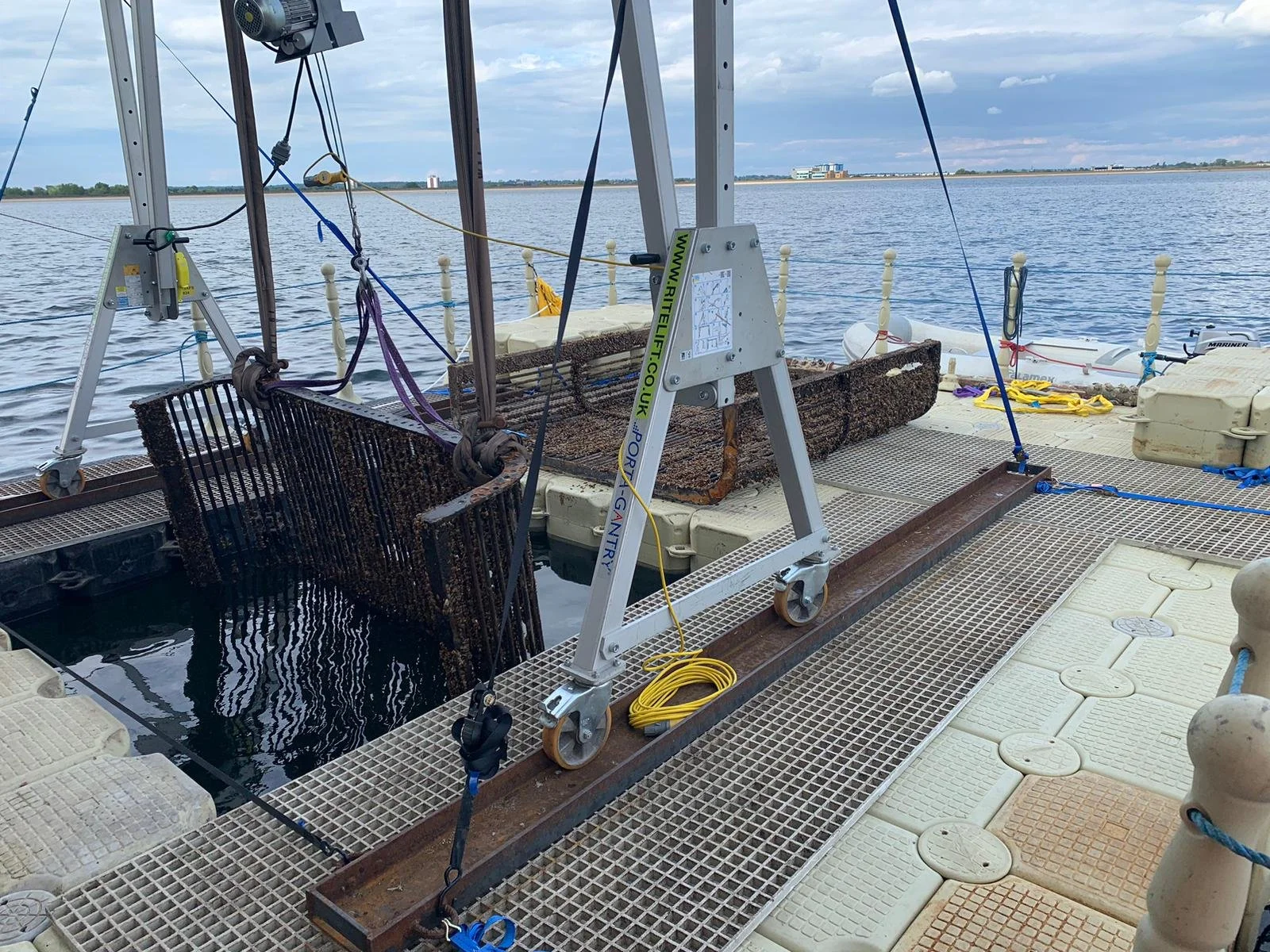 Removing a weed screen 