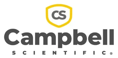 Campbell Scientific logo with shield and 'CS' initials.