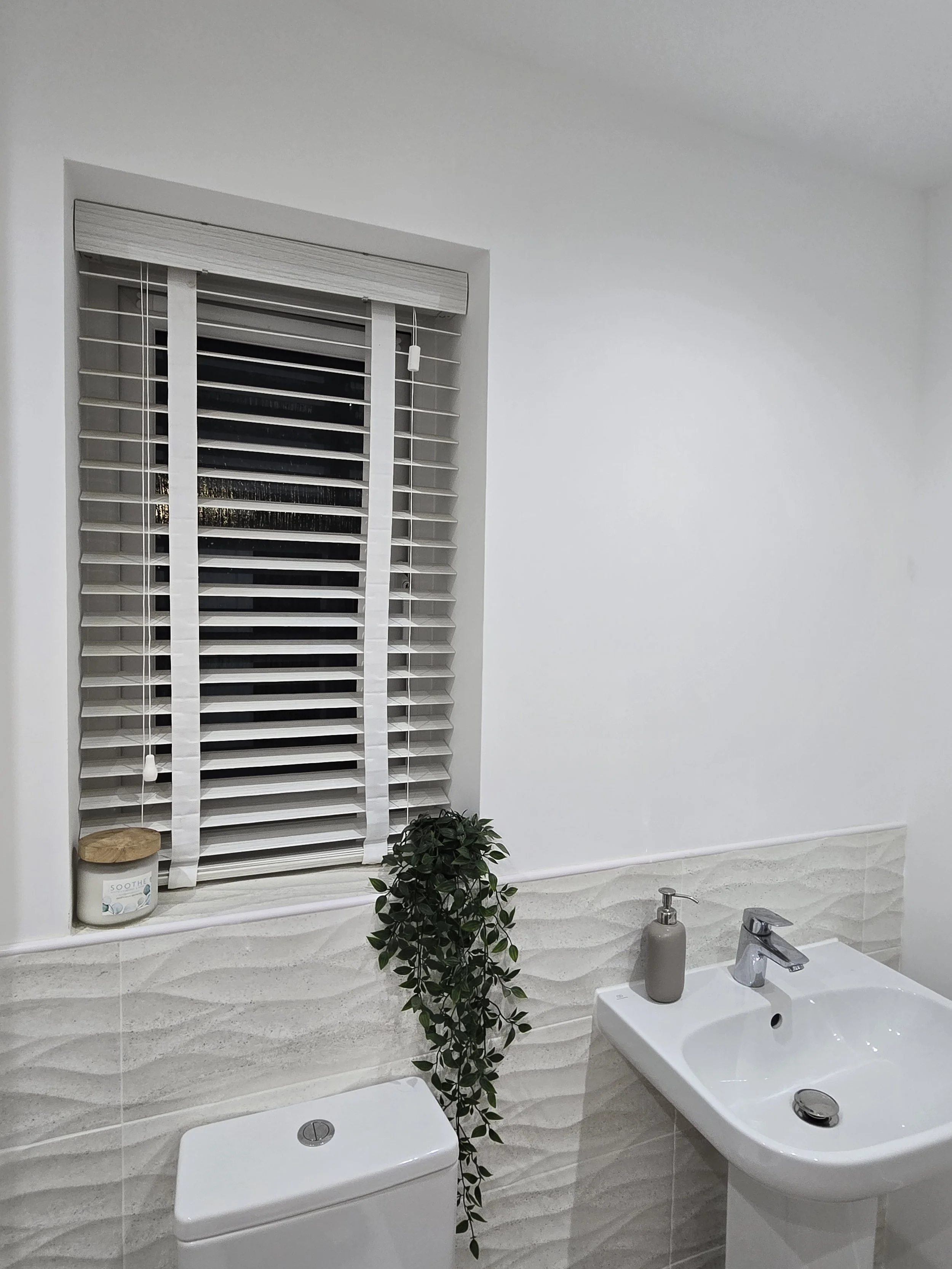 Blinds fitted in Bishop Auckland Bathroom