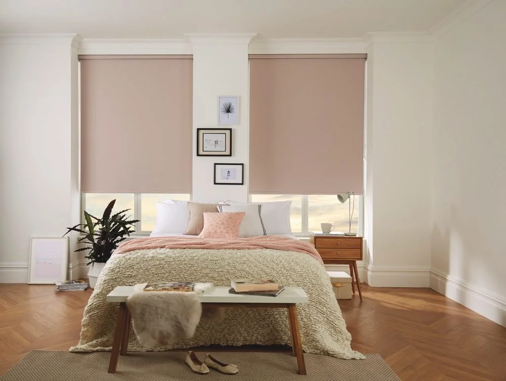 Made to measure roller blinds fitted in Darlington home