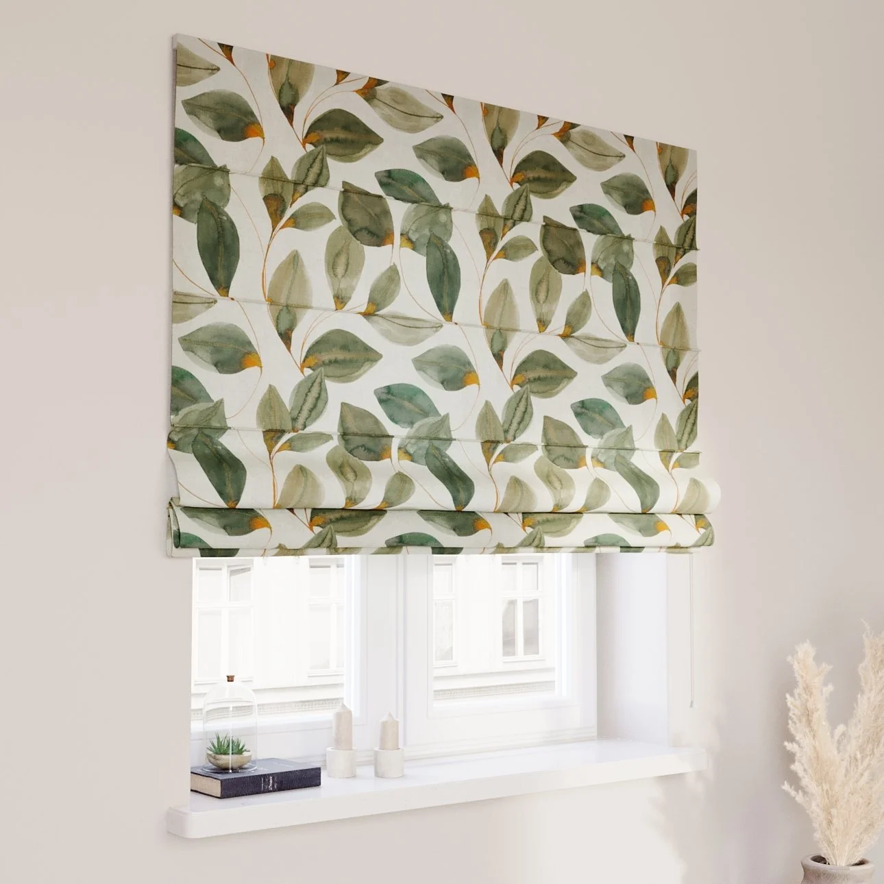 Thermal lined Roman blinds installed in West Park, Darlington