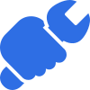 hand holding tool icon