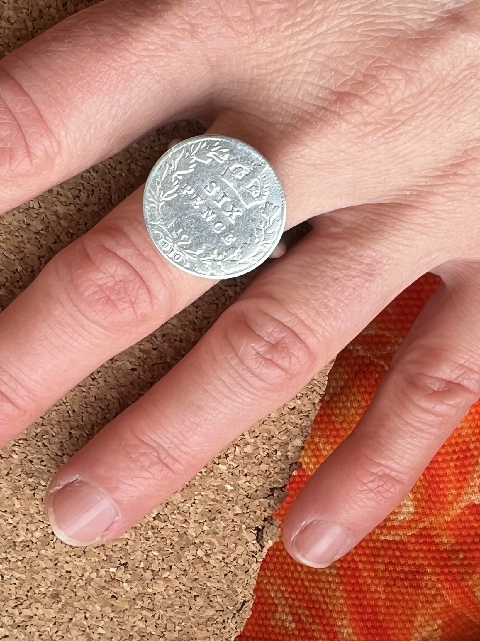 LUCKY SIXPENCE RING