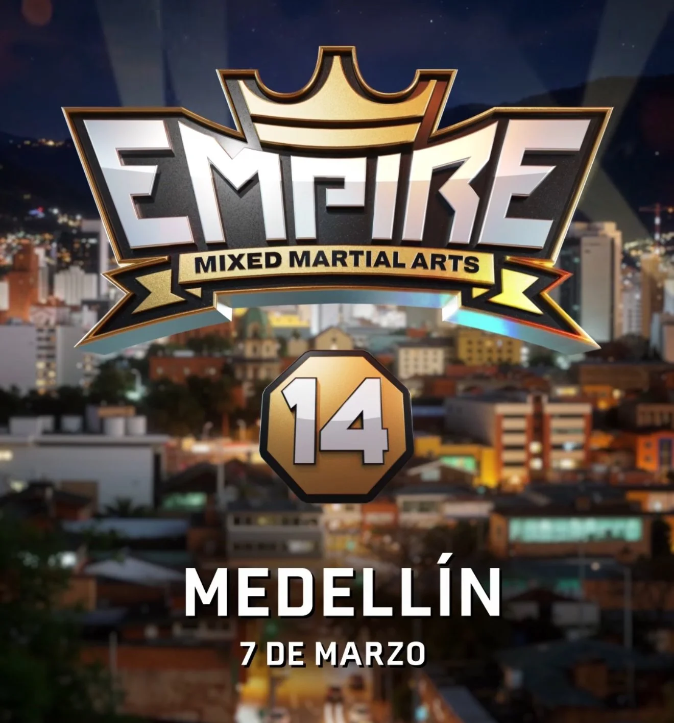 Empire MMA Returns to Medellín March 14