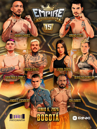 Homecomings, Rising Stars, and Career-Defining Opportunities Headline Empire MMA 15 in Bogotá