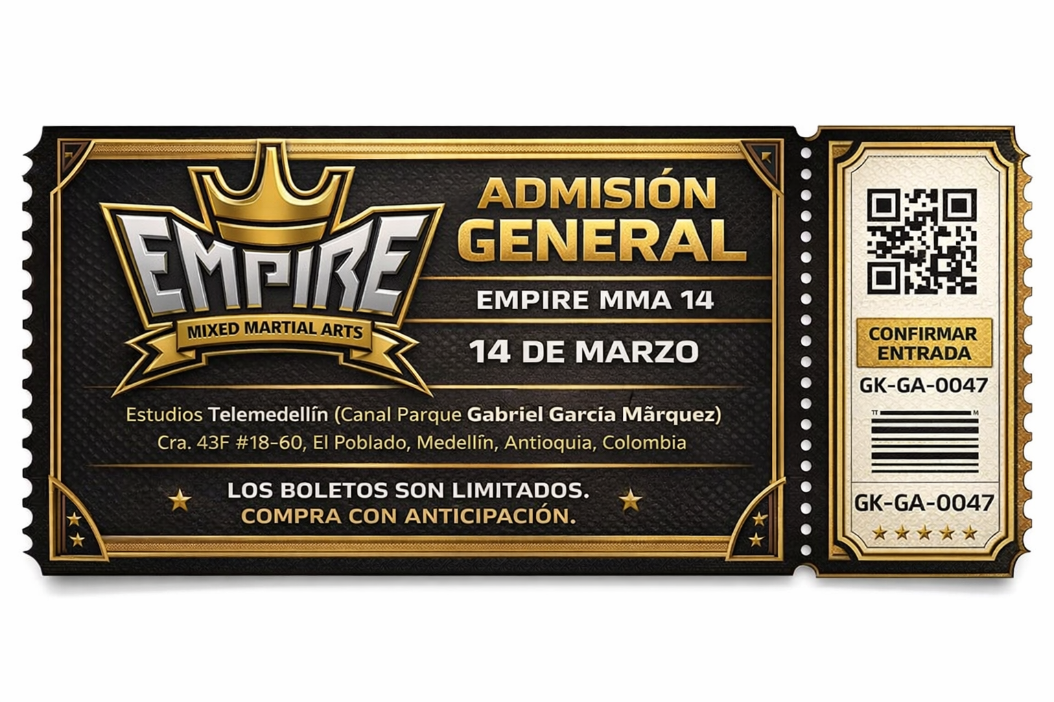 ADMISIÓN GENERAL EMPIRE 14