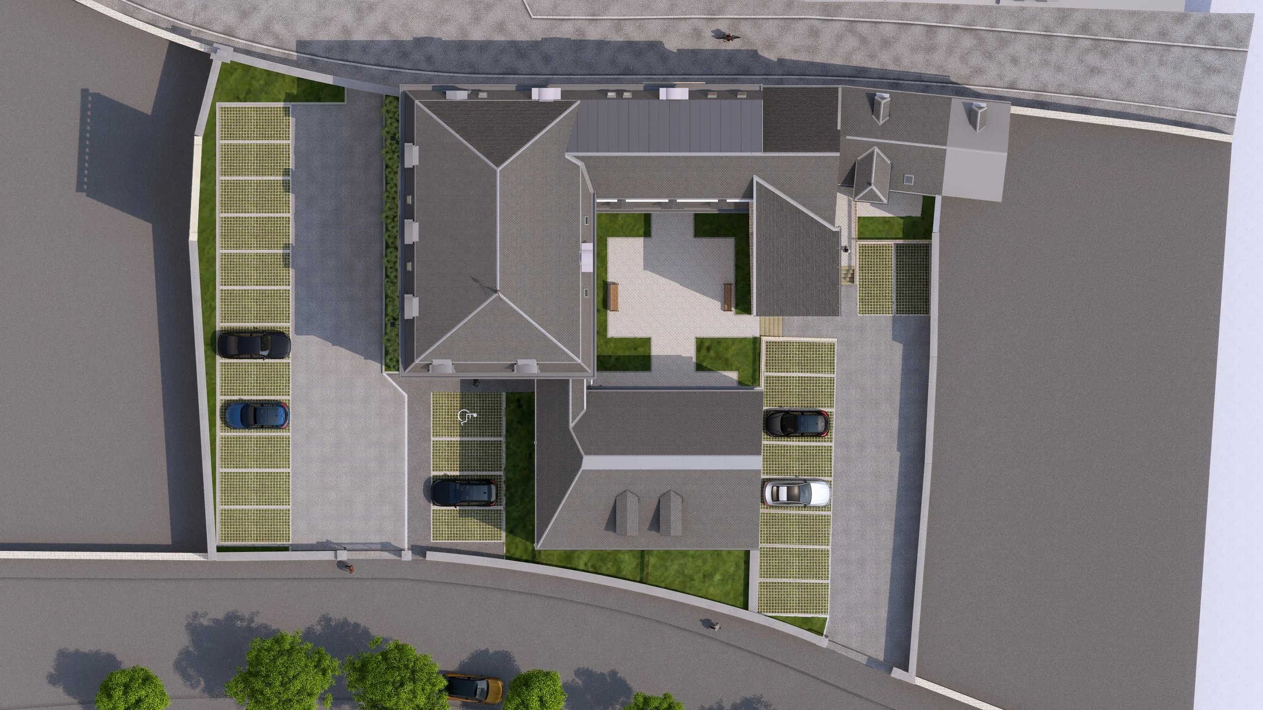 Plan masse d'un projet