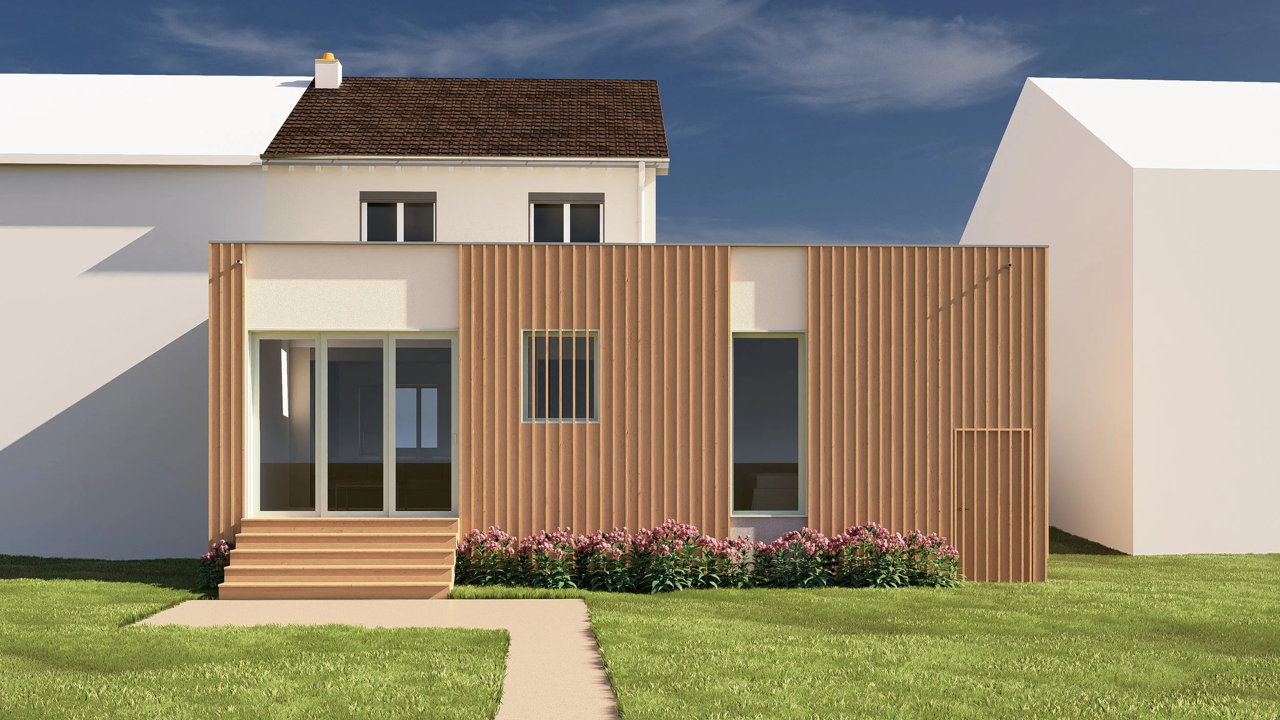 Extension d'une maison