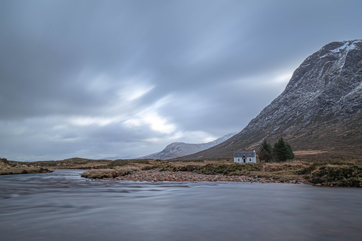 The Cottage, Buachaille Etive Mor – Scotland

  Land + Terrain, Water + Edges, Built Traces  	