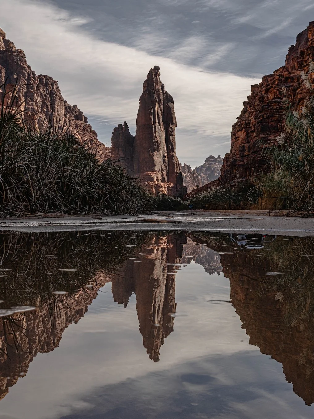 Mirrored Ascent - Saudi Arabia

  Arid + Desert, Land + Terrain, Water + Edges  
