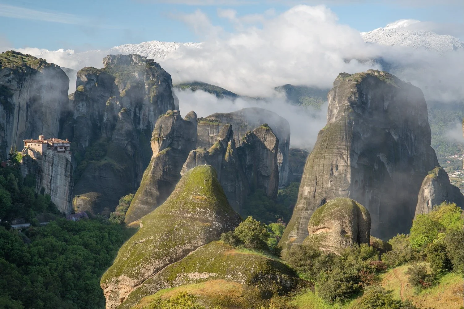 Monastery, Mateora – Greece

  Land + Terrain, Built Traces, Atmosphere + Light  	