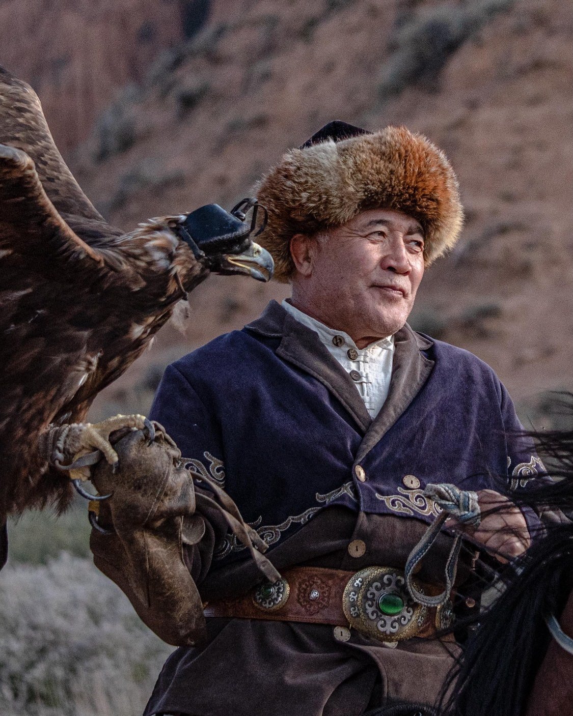 Eagle Hunter, Kyrgyzstan

  People + Community  	