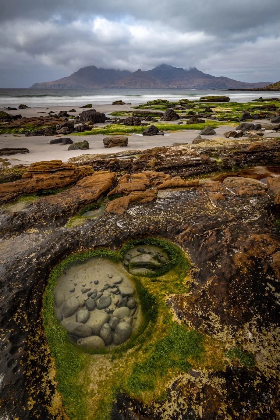 Human Rocks, Isle of Eigg – Scotland

  Land + Terrain, Water + Edges  	