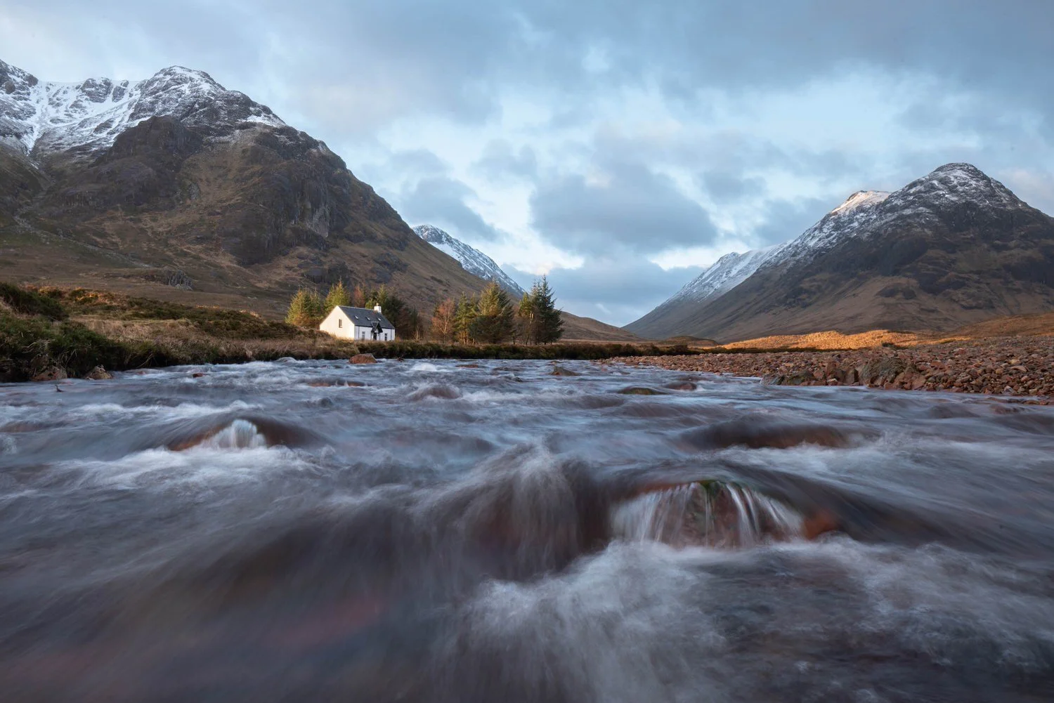 Lagangarbh Cottage, Glencoe 

  Land + Terrain, Water + Edges, Built Traces  	