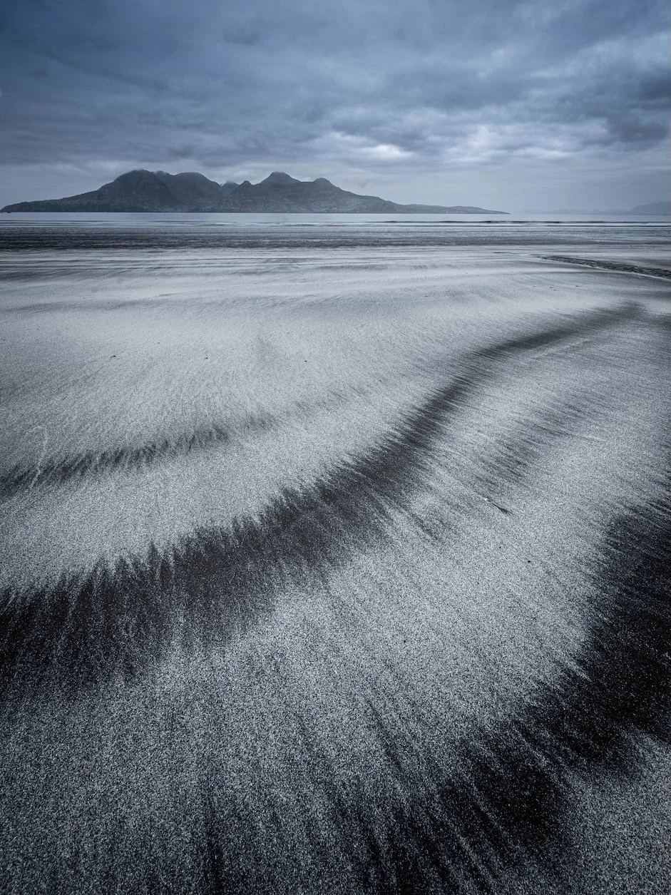 The Striped Beach, Isle of Eigg

  Land + Terrain, Water + Edges  	