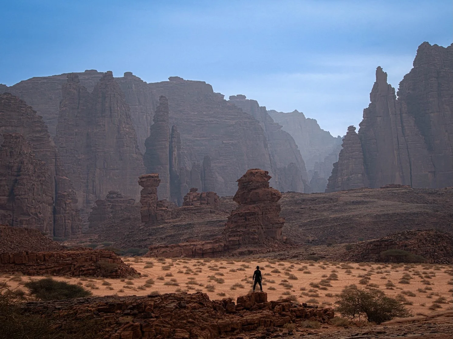 Held In Stone - Saudi Arabia

  Arid + Desert, Land + Terrain  