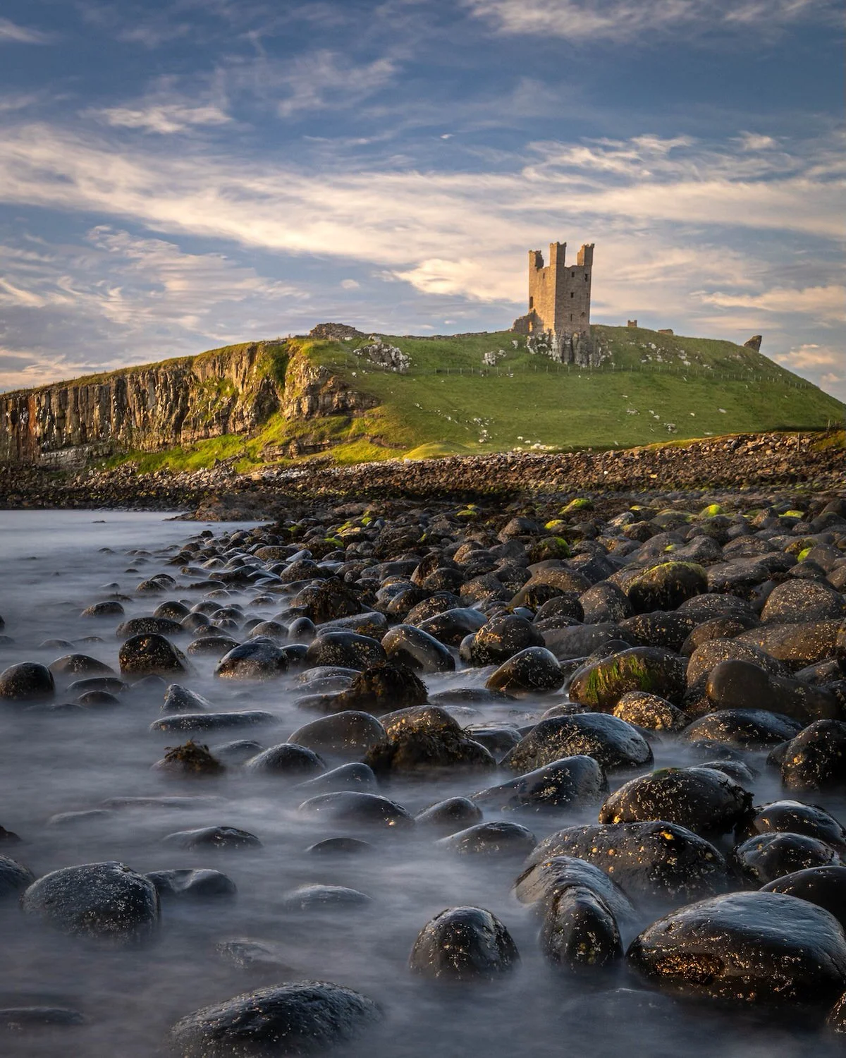 Embleton Beach, Dunstanburgh – UK

  Water + Edges, Built Traces  	