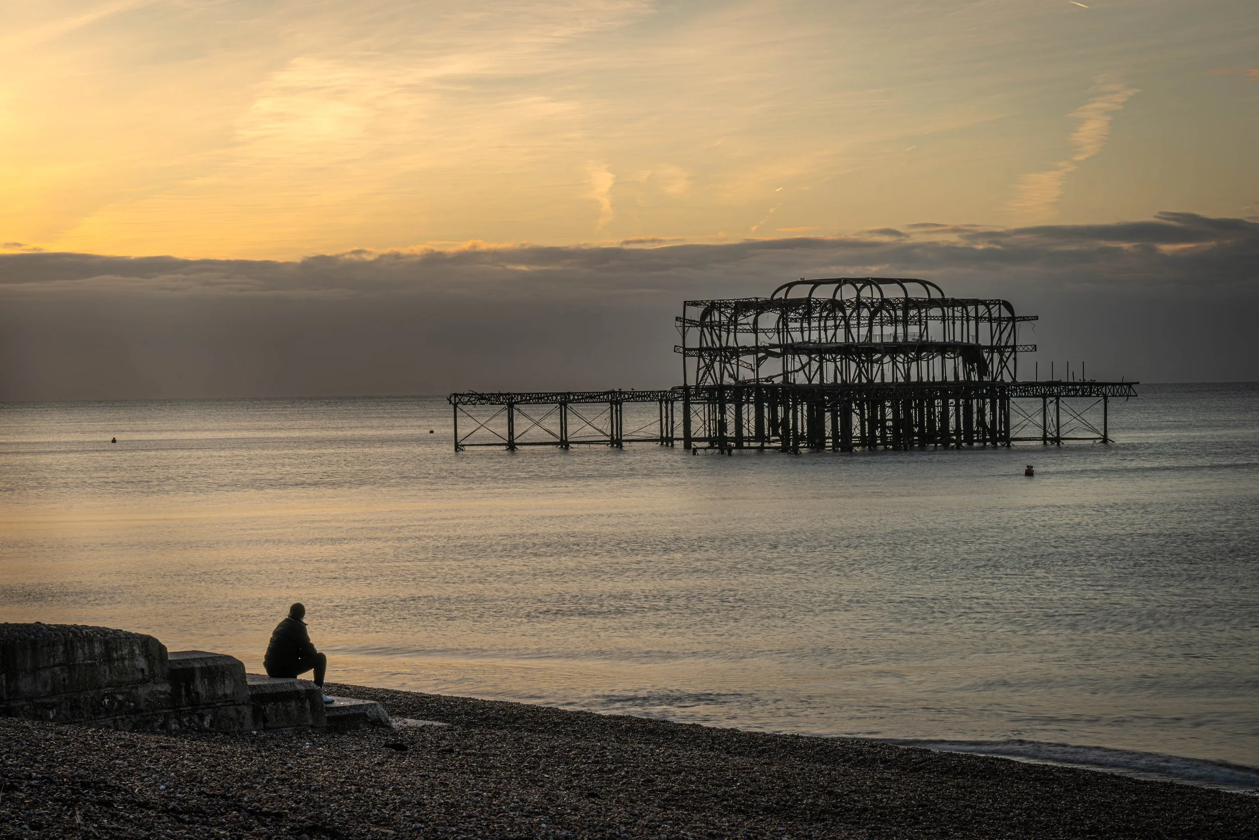 Out To Sea - Brighton 

  Water + Edges, Atmosphere + Light, Built Traces, People + Community  