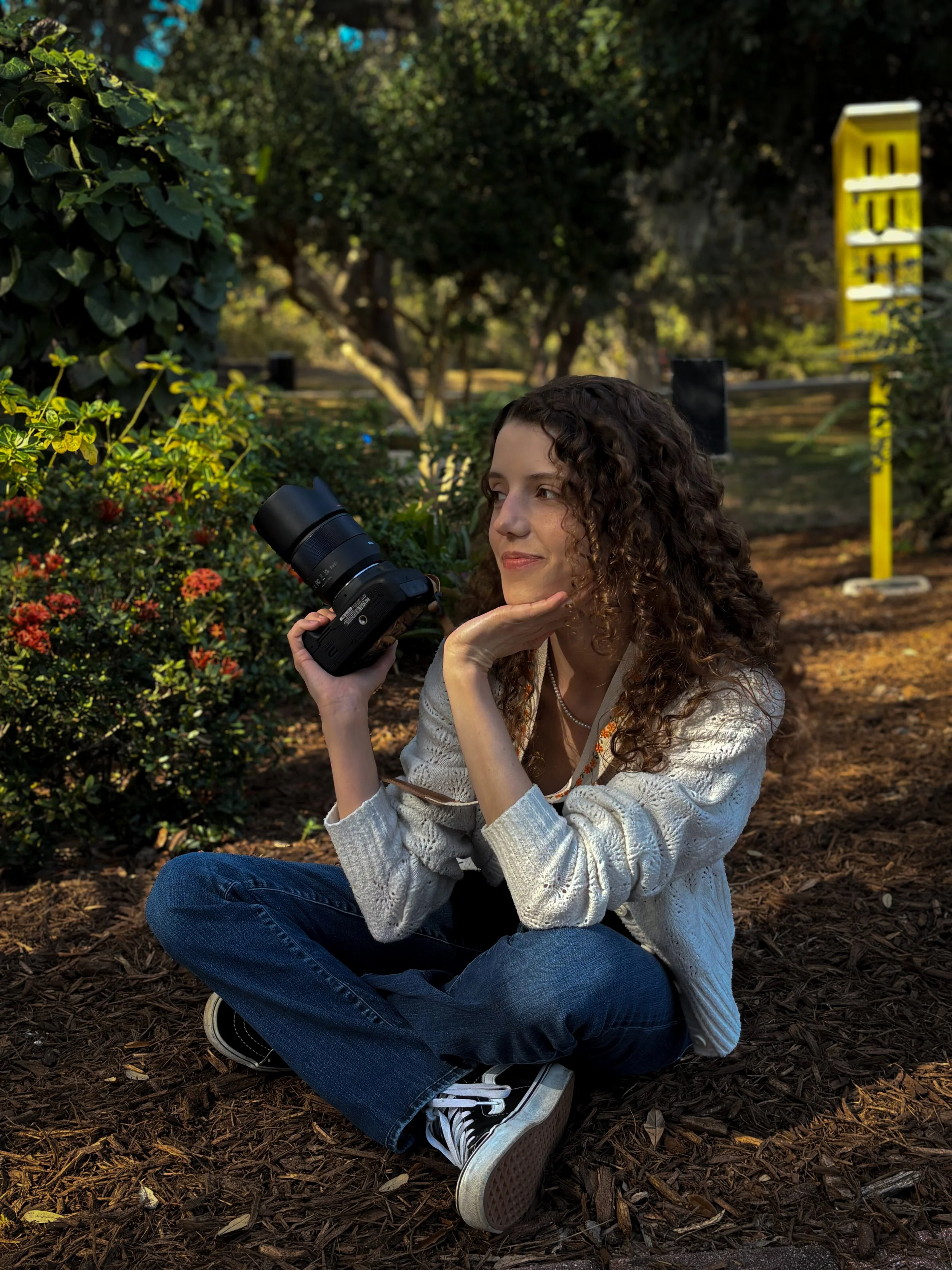 Portrait of Sophie Schenk, professional equine photographer in South Florida