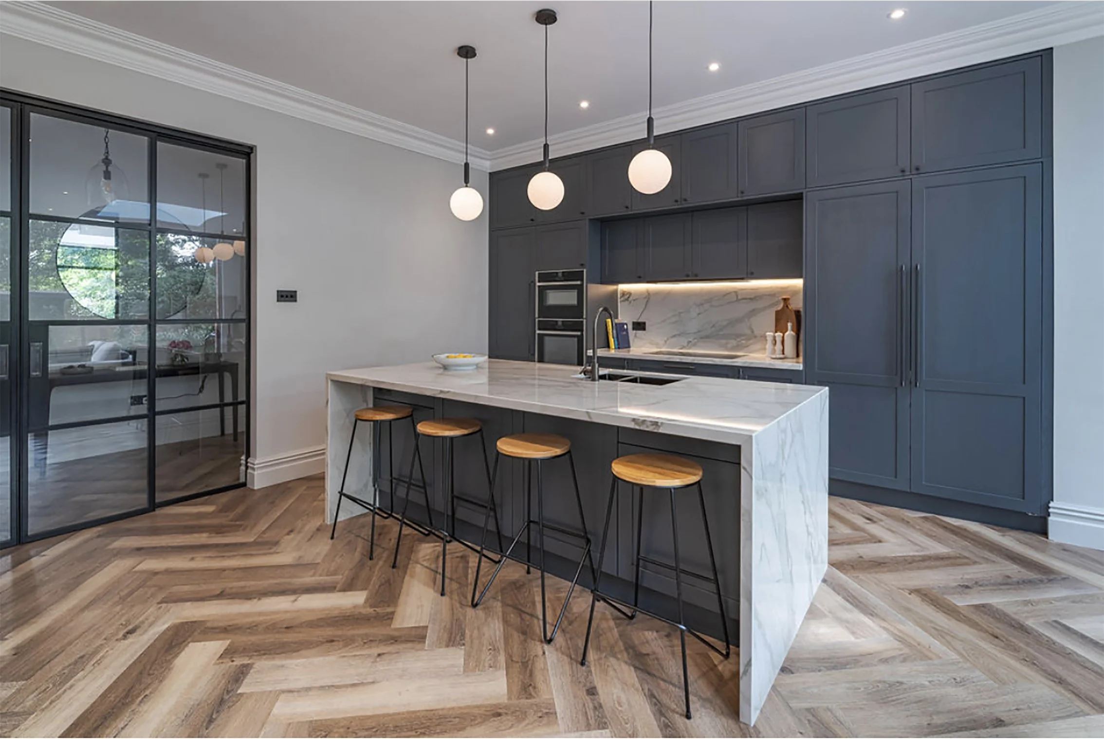 F&B Railings Ash Shaker Kitchen