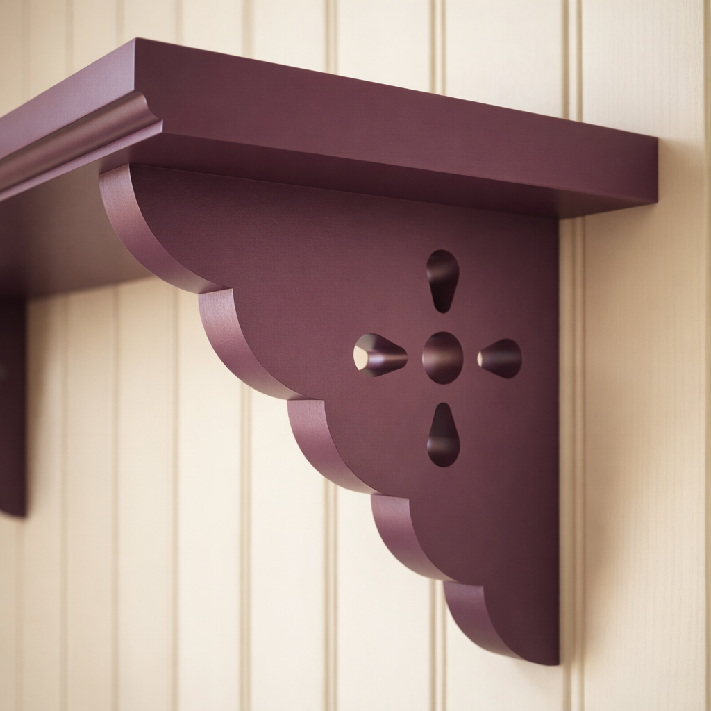 Scallop with Flower Bracket