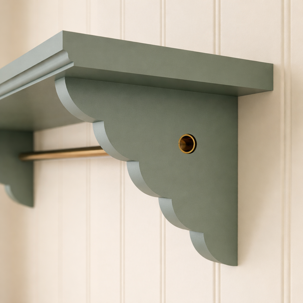 Scallop with Hole Bracket