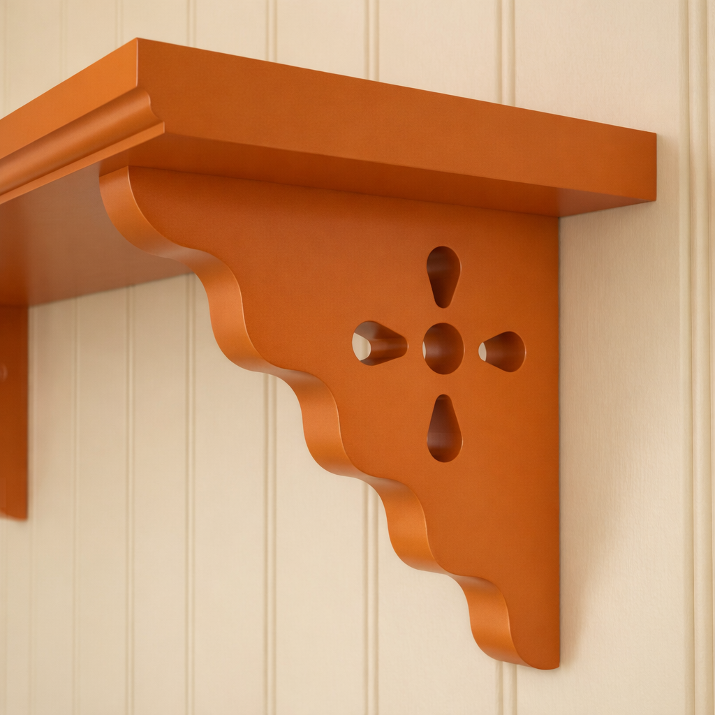 Wavy with Flower Bracket