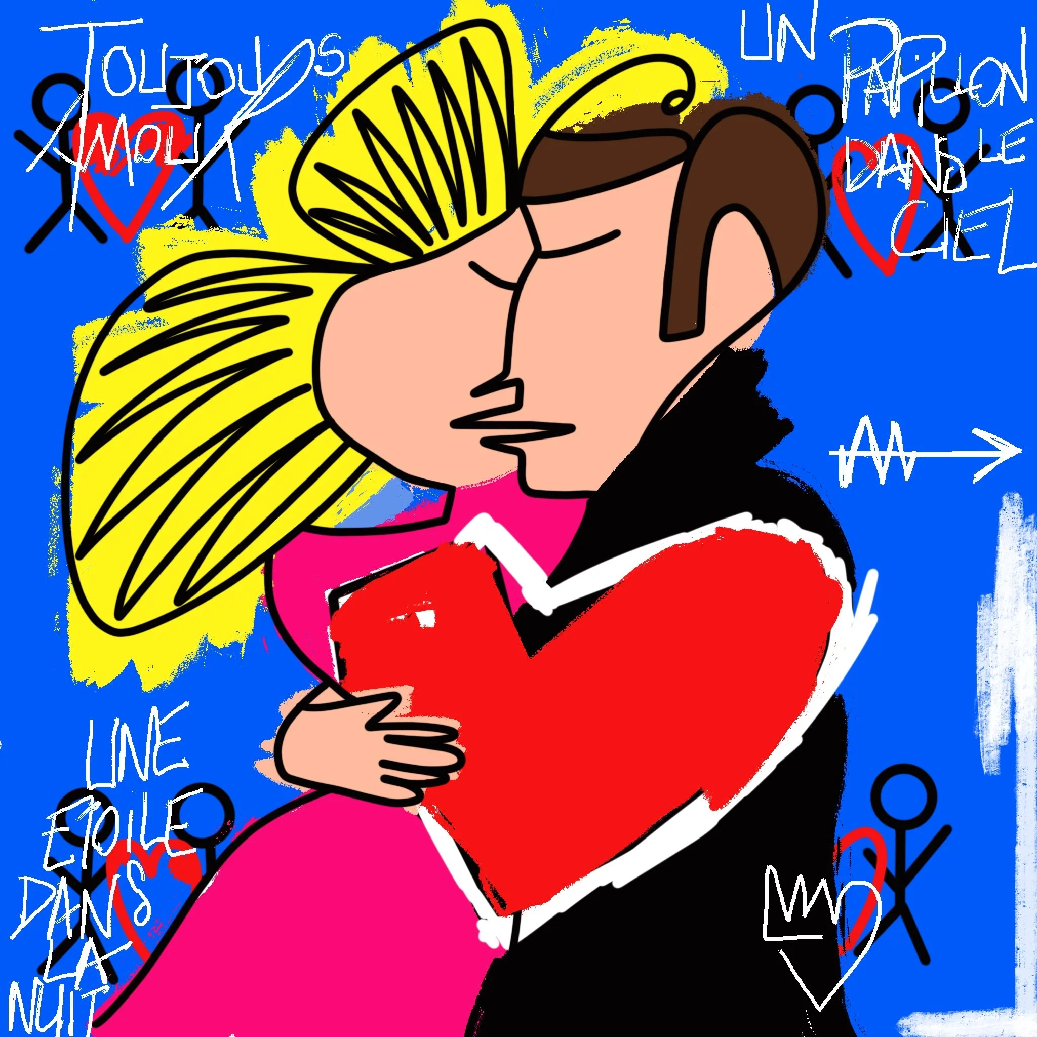 Un papillon dans le ciel