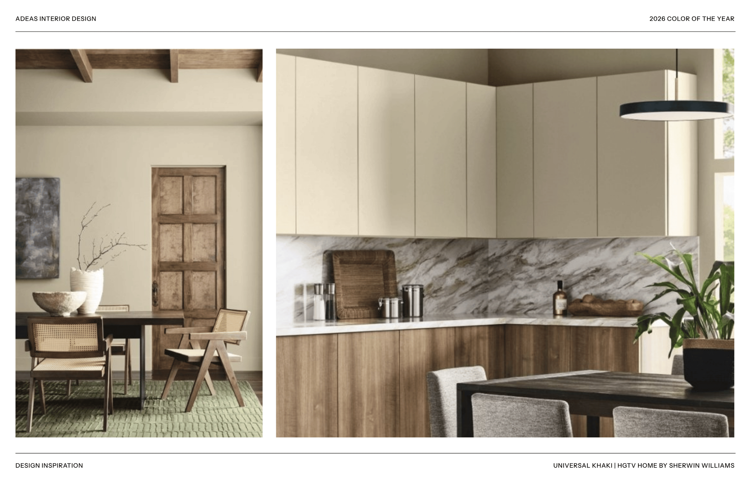 2026 Color of the Year Universal Khaki