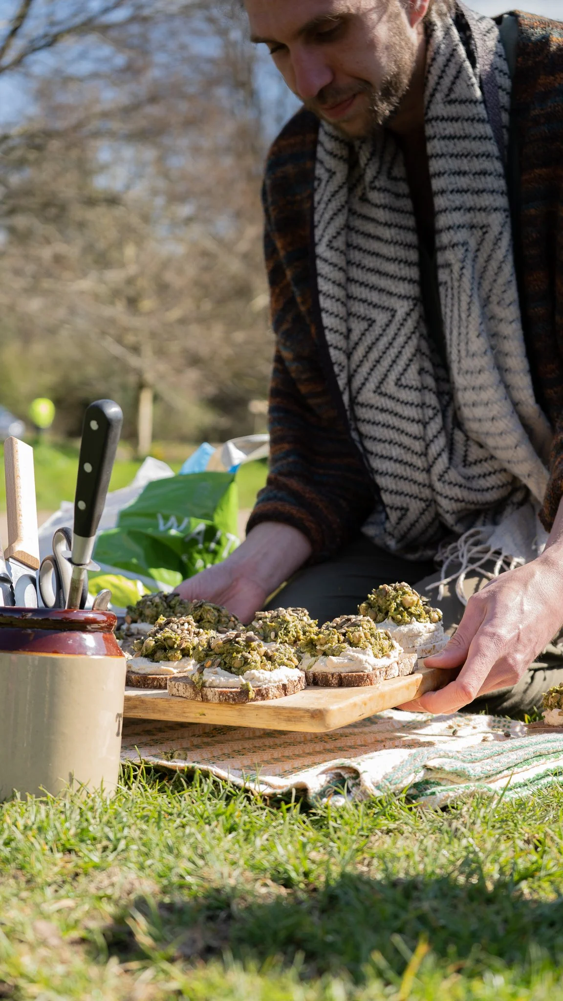Forage and tasters. Stanmer Park, Brighton.