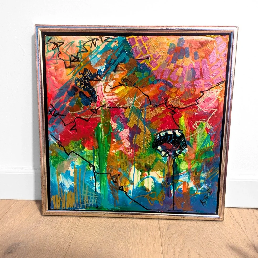 40x40 acrylic on canvas.
---
New photo taken of an older painting to do it justice. 

#acrylicart  #acrylicpaintings #artofinstagram  #artgallery #contemporaryart