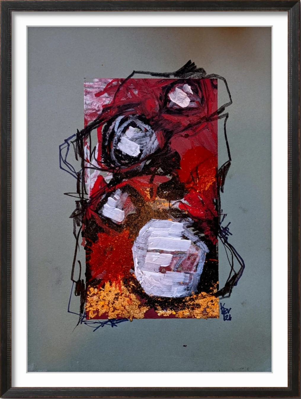 A4 - mixed media on paper