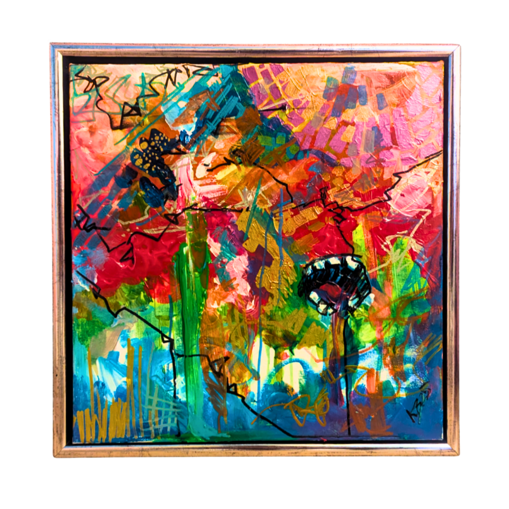 40x40 acrylic on canvas