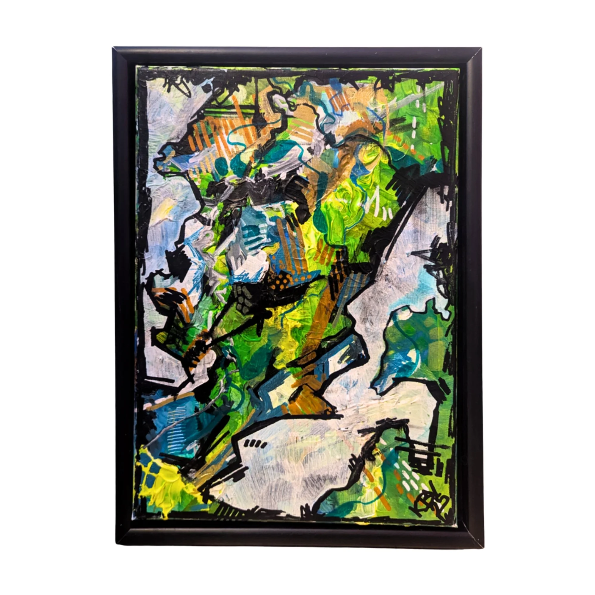 "Hastværk"
30x40 acrylic on canvas