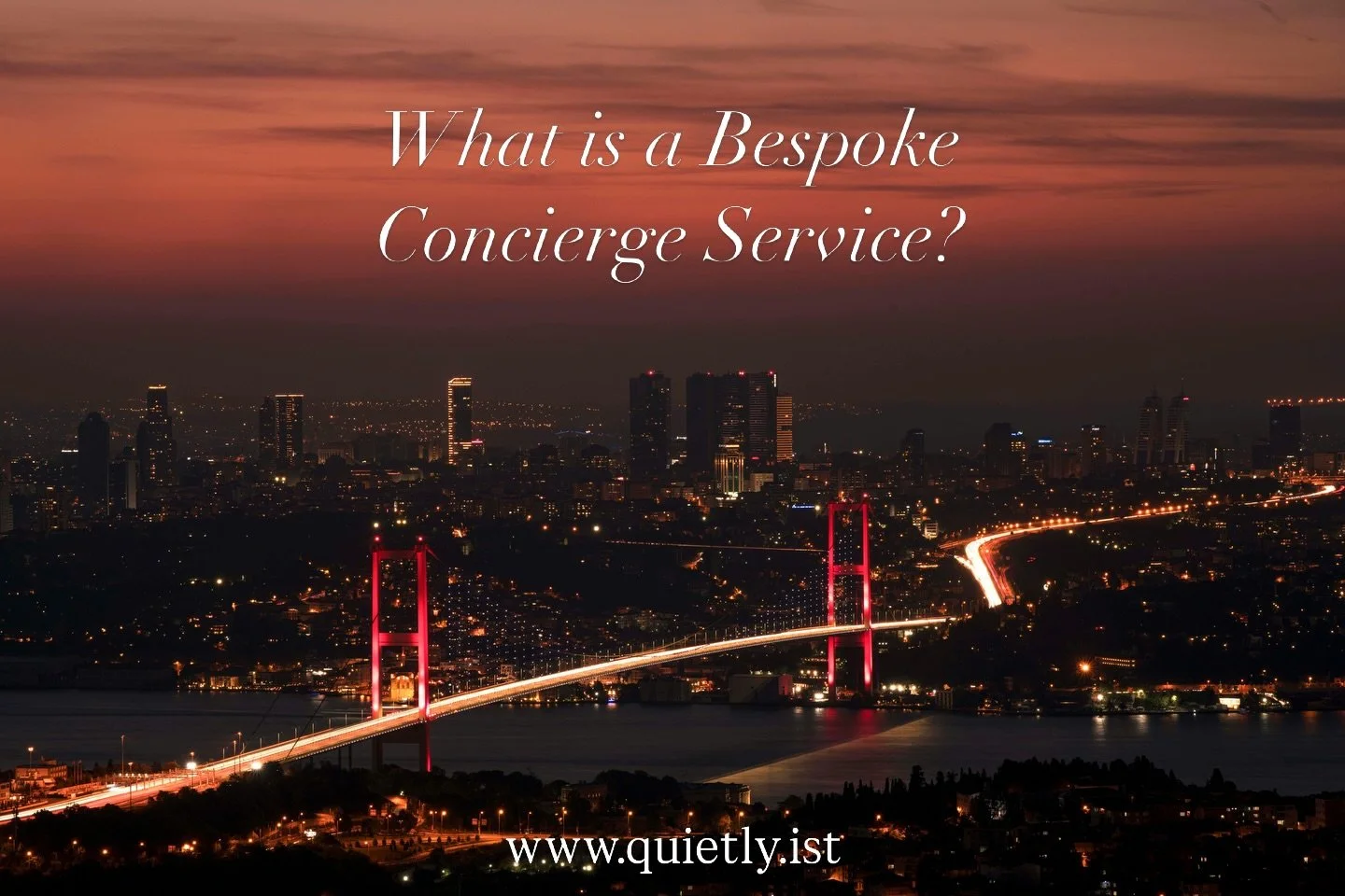 What is a bespoke concierge service?