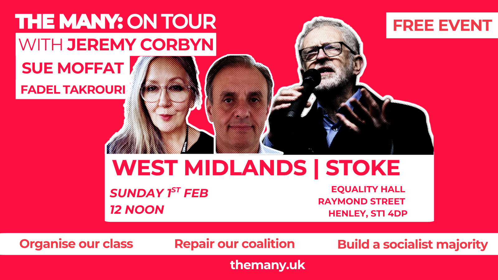 STOKE - An afternoon with Jeremy Corbyn
