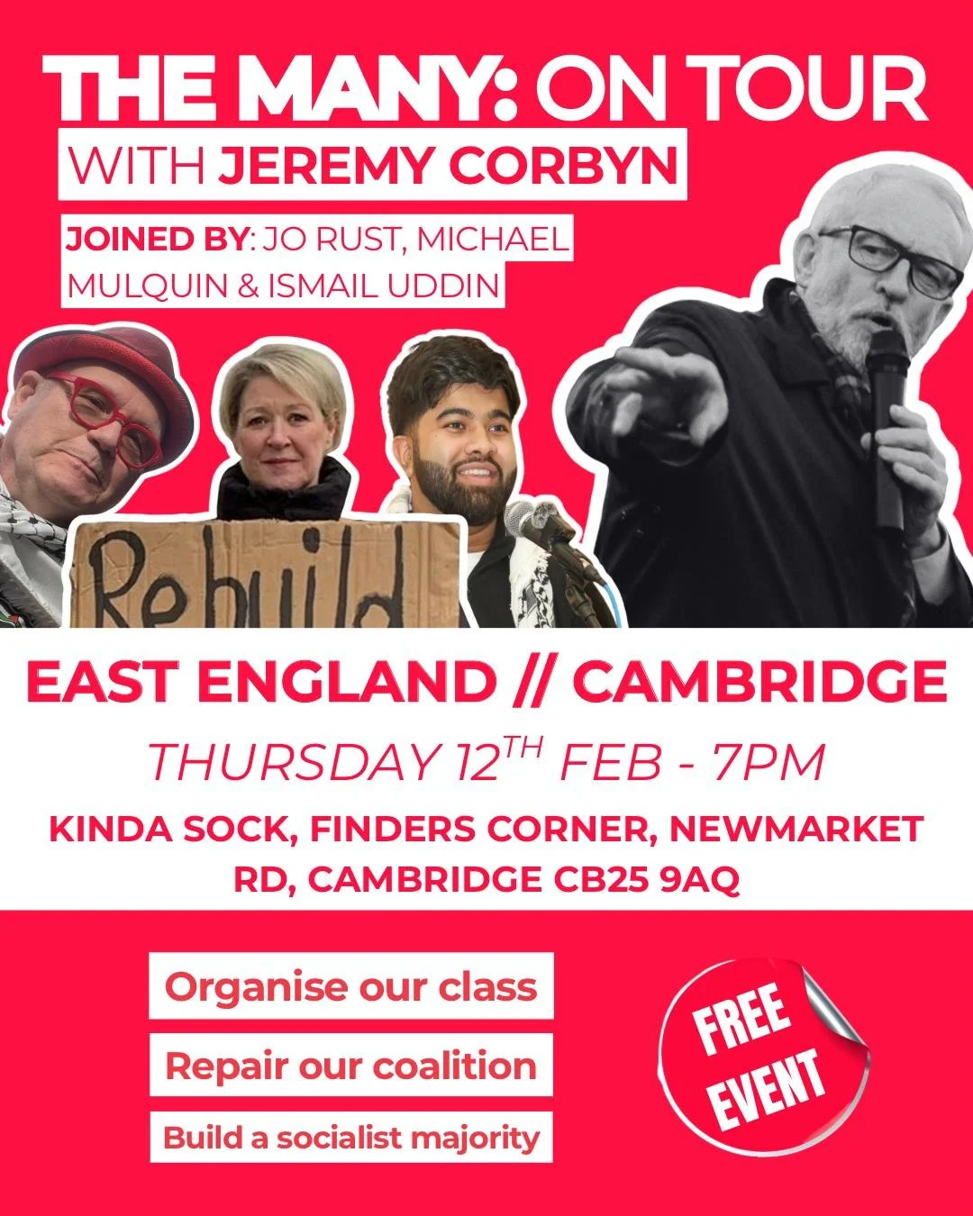 The Many On Tour: Cambridge